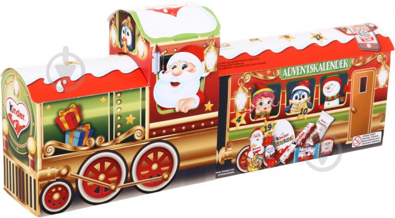 Конфеты Kinder Advent Calendar Train (8000500426845) 221 г - фото 3