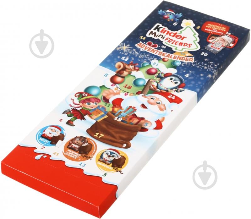 Цукерки Kinder Адвент календар Mini Friends (8000500448410) 165 г - фото 3