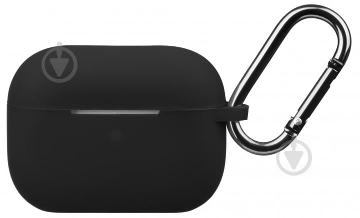 Чохол для навушників 2E для Apple AirPods Pro Pure Color Silicone 2.5 мм black (2E-PODSPR-IBPCS-2.5-BK) - фото 1