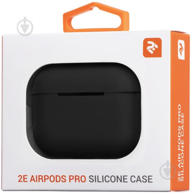 Чохол для навушників 2E для Apple AirPods Pro Pure Color Silicone 2.5 мм black (2E-PODSPR-IBPCS-2.5-BK) - фото 4