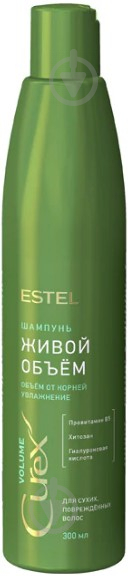 Шампунь Estel Professional Curex Volume Живий об'єм для сухого та пошкодженого волосся 300 мл - фото 1