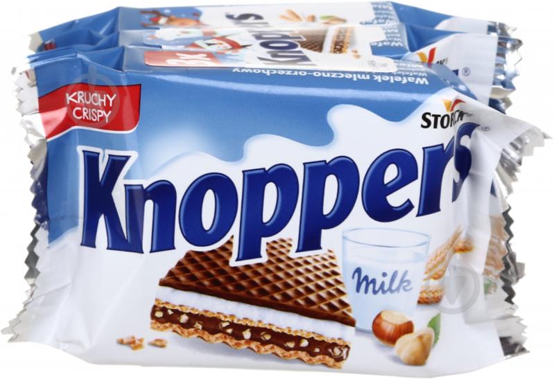 Вафли Knoppers Классические 3x25 г - фото 1