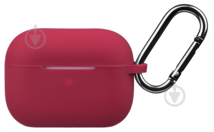 Чохол для навушників 2E для Apple AirPods Pro Pure Color Silicone 2.5 мм Cherry red (2E-PODSPR-IBPCS-2.5-CHR) - фото 1