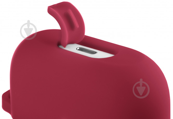 Чохол для навушників 2E для Apple AirPods Pro Pure Color Silicone 2.5 мм Cherry red (2E-PODSPR-IBPCS-2.5-CHR) - фото 3