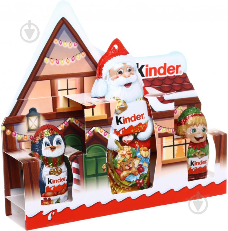 Молочний шоколад Kinder Шоколадні фігурки Hohlfiguren 3er Set (8000500448397) - фото 2