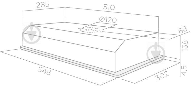 Вытяжка Elica ELIPLANE IX F/60 - фото 6