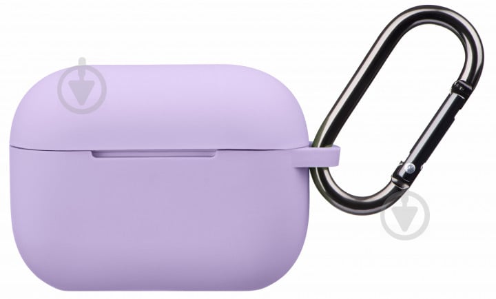 Чехол для наушников 2E для Apple AirPods Pro Pure Color Silicone 2.5 мм Light purple (2E-PODSPR-IBPCS-2.5-LPR) - фото 1