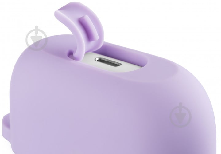 Чехол для наушников 2E для Apple AirPods Pro Pure Color Silicone 2.5 мм Light purple (2E-PODSPR-IBPCS-2.5-LPR) - фото 3