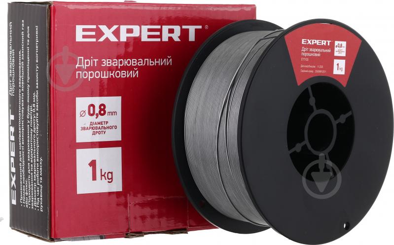 Дріт зварювальний Expert E71T-GS 0,8 мм 1 кг - фото 1