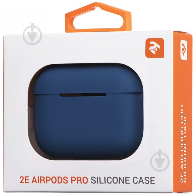 Чехол для наушников 2E для Apple AirPods Pro Pure Color Silicone 2.5 мм Navy (2E-PODSPR-IBPCS-2.5-NV) - фото 4