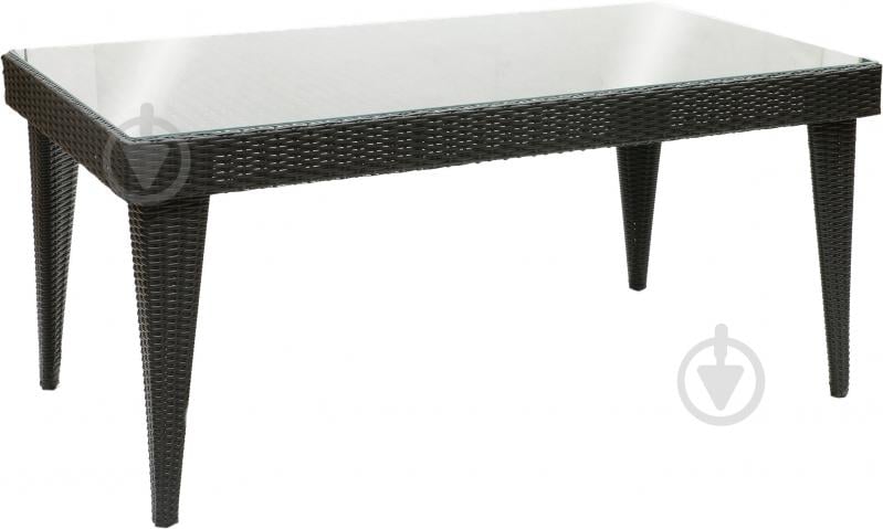 Стол 7277 90x160 см черный - фото 1