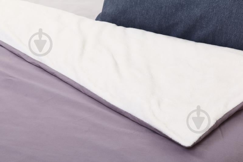 Підковдра Milk Violet двостороння 160x210 см молочний із фіолетовим La Nuit - фото 3 Підковдра Milk Violet двостороння 160x210 см молочний із фіолетовим La Nuit - фото 3