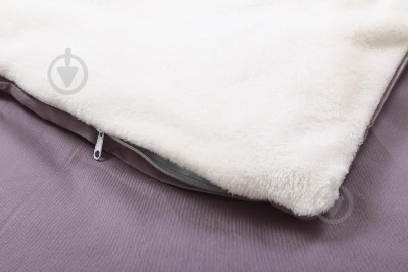 Підковдра Milk Violet двостороння 160x210 см молочний із фіолетовим La Nuit - фото 5 Підковдра Milk Violet двостороння 160x210 см молочний із фіолетовим La Nuit - фото 5