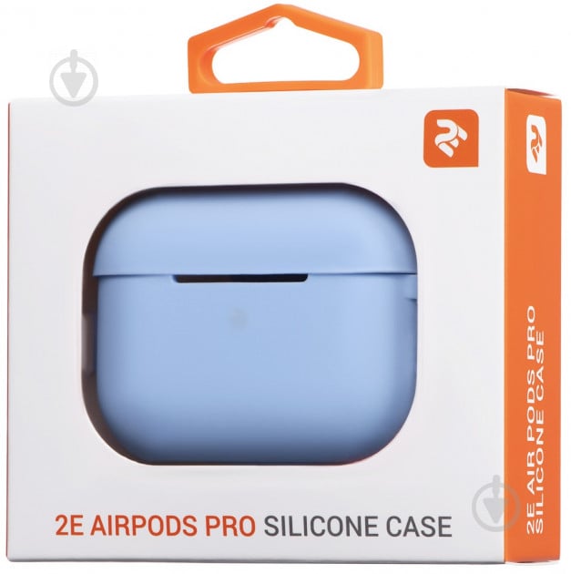 Чохол для навушників 2E для Apple AirPods Pro Pure Color Silicone 2.5 мм Sky blue (2E-PODSPR-IBPCS-2.5-SKB) - фото 4