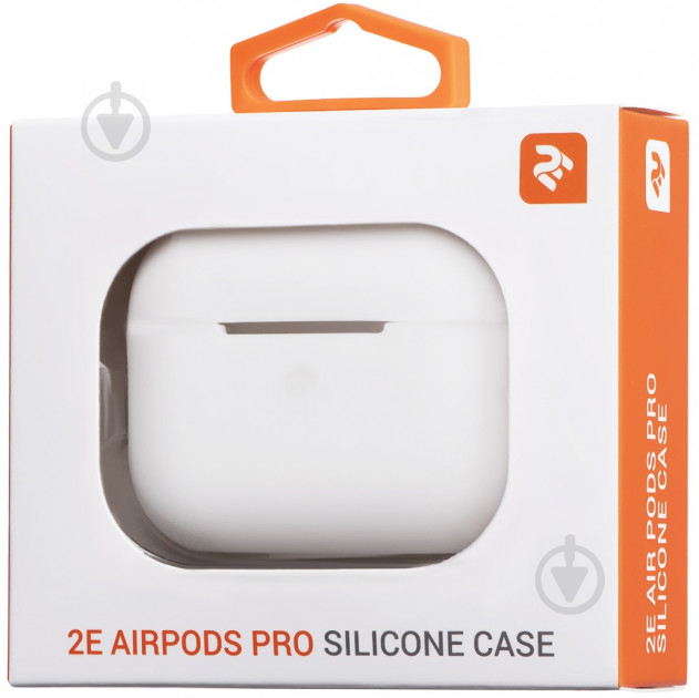 Чохол для навушників 2E для Apple AirPods Pro Pure Color Silicone 2.5 мм white (2E-PODSPR-IBPCS-2.5-WT) - фото 4