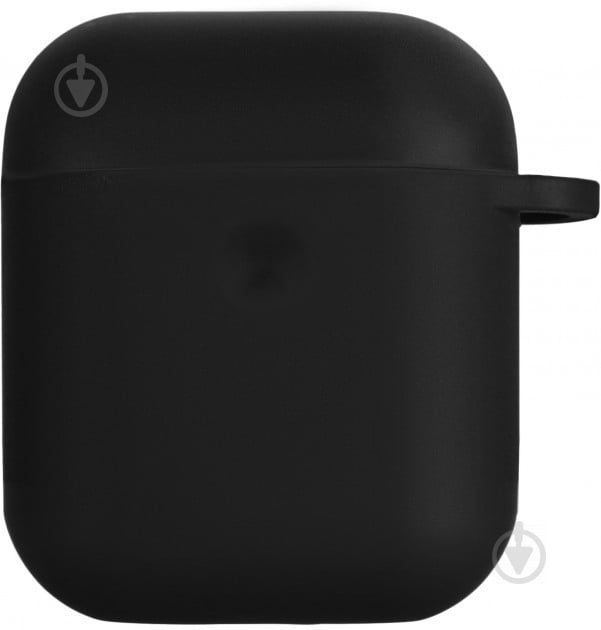 Чохол для навушників 2E для Apple AirPods Pure Color Silicone 3.0 мм black (2E-AIR-PODS-IBPCS-3-BK) - фото 2