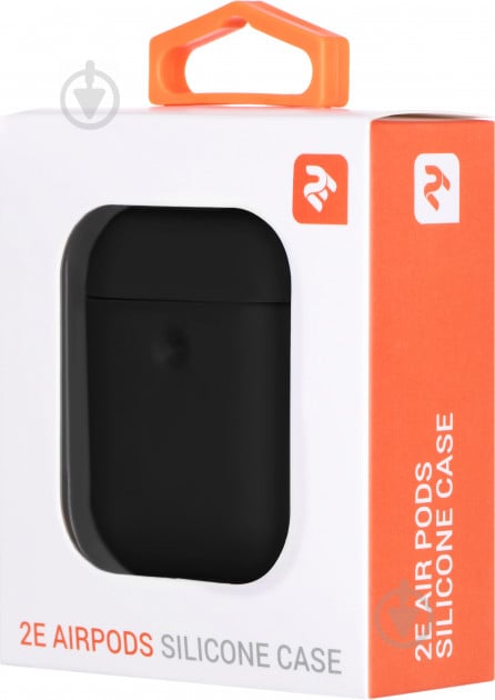 Чехол для наушников 2E для Apple AirPods Pure Color Silicone 3.0 мм black (2E-AIR-PODS-IBPCS-3-BK) - фото 3