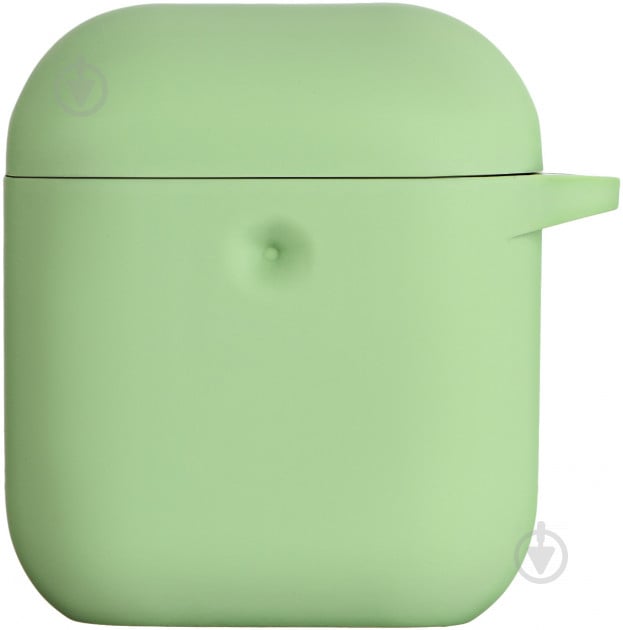 Чехол для наушников 2E для Apple AirPods Pure Color Silicone 3.0 мм Light green (2E-AIR-PODS-IBPCS-3-LGR) - фото 2