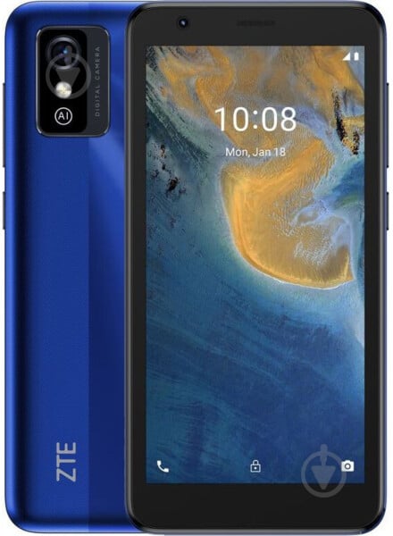 Смартфон ZTE BLADE L9 1/32GB blue (942191) - фото 1