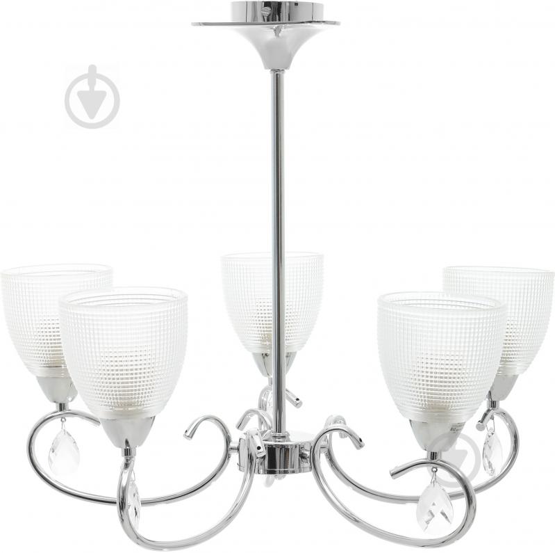 Люстра подвесная Accento lighting Venice 5xE14 хром ALHu-HKP31306/5 - фото 2