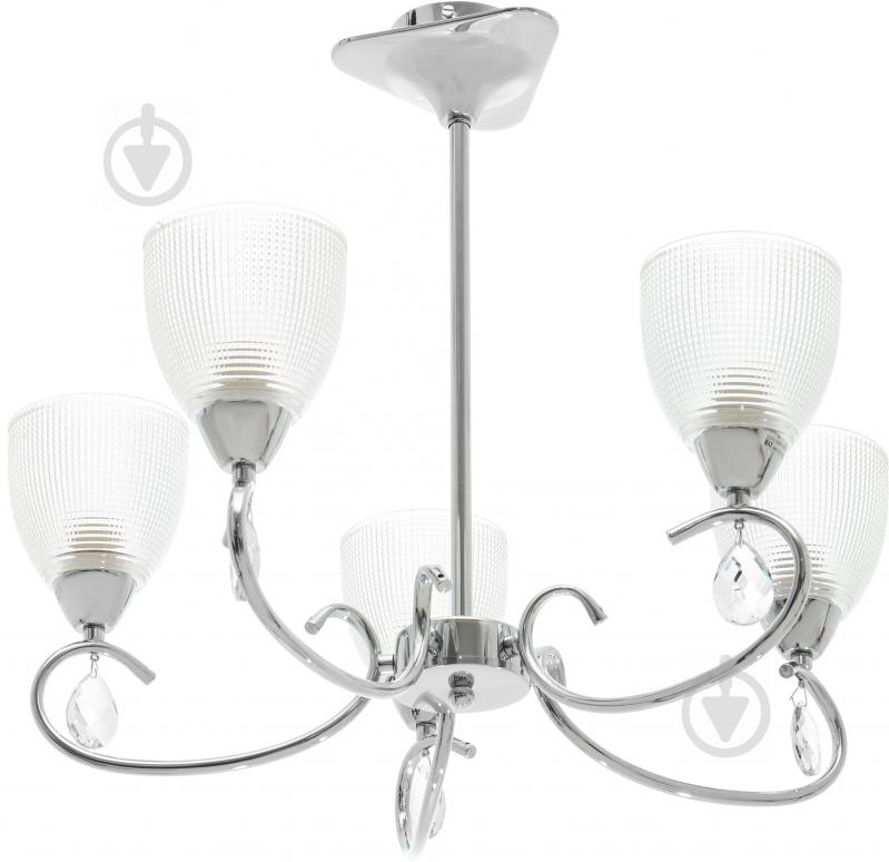 Люстра подвесная Accento lighting Venice 5xE14 хром ALHu-HKP31306/5 - фото 1