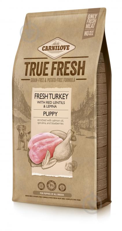 Корм сухой Carnilove True Fresh Turkey Puppy с индейкой 11,4 кг - фото 1