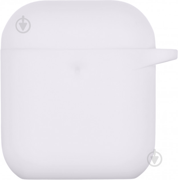 Чехол для наушников 2E для Apple AirPods Pure Color Silicone 3.0 мм white (2E-AIR-PODS-IBPCS-3-WT) - фото 2