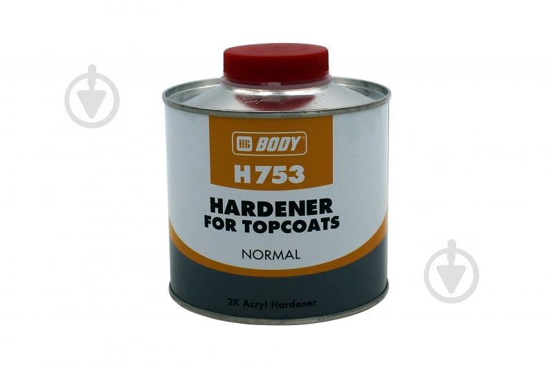 Затверджувач Body H753 Hardener For Topcoats Normal 500 мл - фото 1