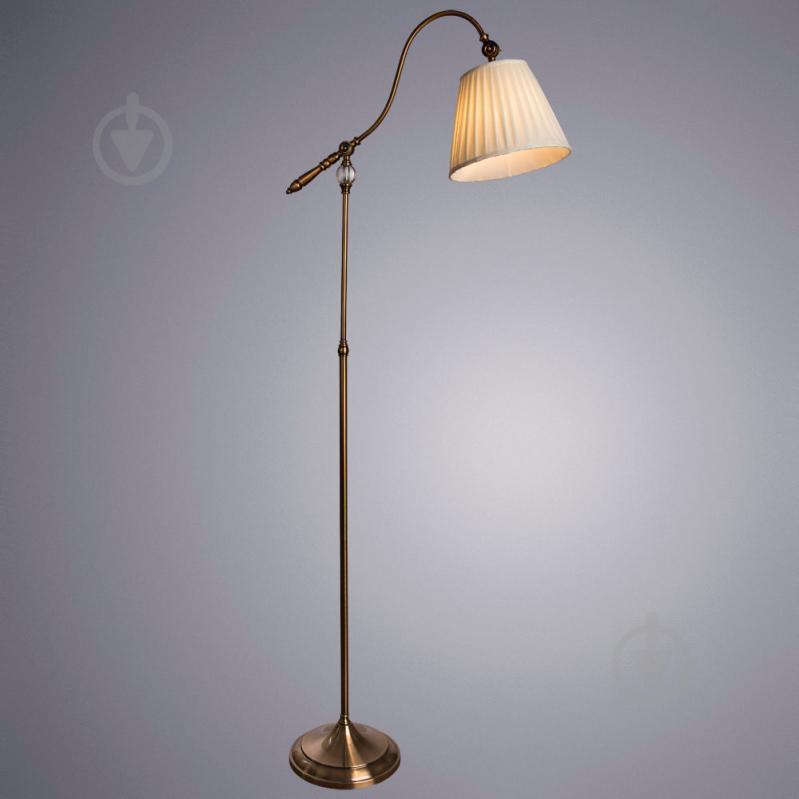 Торшер Arte Lamp Seville 60 Вт E27 мідь A1509PN-1PB - фото 2