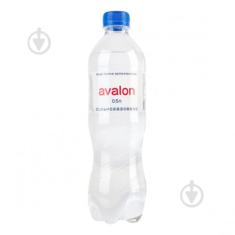 Вода Avalon сильногазированная 0,5 л - фото 1