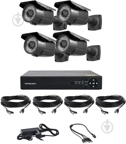 Комплект видеонаблюдения CoVi Security HVK-3004 AHD PRO KIT - фото 1