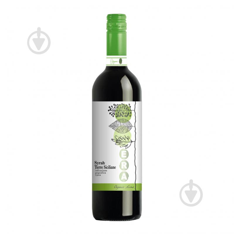 Вино Botter Era Syrah Terre Siciliane IGT Organic красное сухое 0,75 л - фото 1