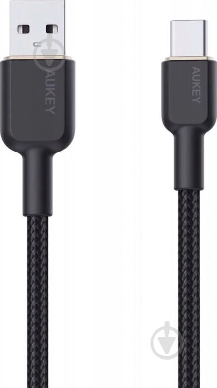 Кабель AUKEY USB to Type-C 60W CB-NAC1 1 м черный (1036858) - фото 2