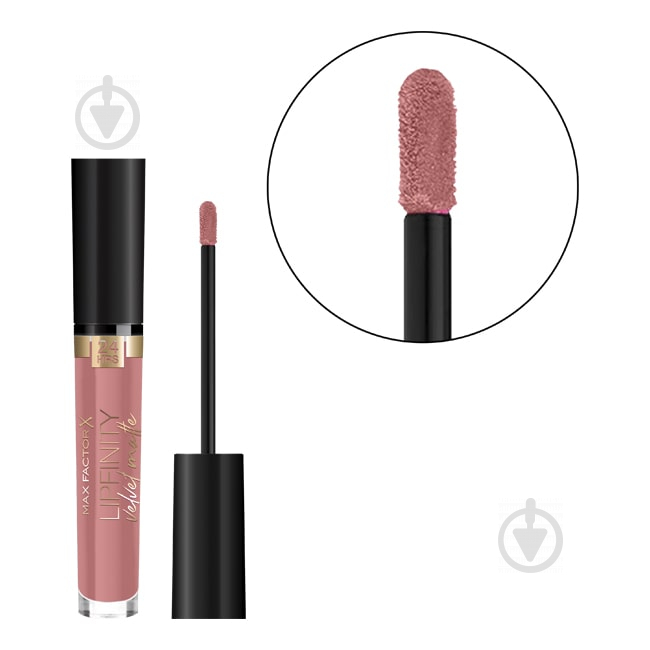 Помада рідка Max Factor Lipfinity Velvet Matte Posh Pink 3,5 мл - фото 4