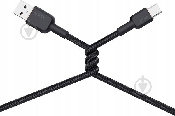 Кабель AUKEY USB to Type-C 60W CB-NAC2 2 м черный (1036857) - фото 3