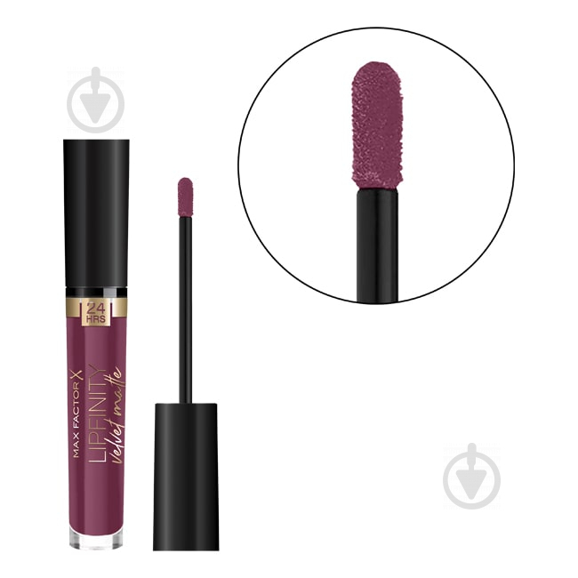 Помада рідка Max Factor Lipfinity Velvet Matte Satin Berry 3,5 мл - фото 4