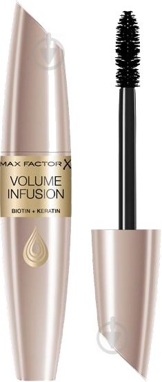 Туш для вій Max Factor VOLUME INFUSION об'єм і догляд №01 Black/Brown 13,1 мл - фото 1