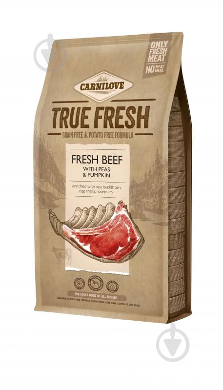 Корм сухой Carnilove True Fresh BEEF с говядиной 4 кг - фото 1 Корм сухой Carnilove True Fresh BEEF с говядиной 4 кг - фото 1