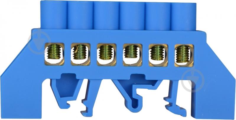 Шина нулевая на DIN-рейку универсальная АСКО-УКРЕМ ВС-3В 6 отв A0150120082 - фото 1 Шина нулевая на DIN-рейку универсальная АСКО-УКРЕМ ВС-3В 6 отв A0150120082 - фото 1