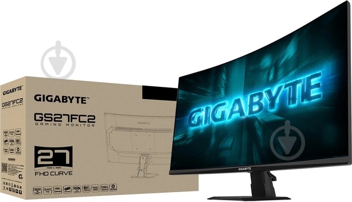 Монітор Gigabyte Aorus 27" (GS27FC2 EK) - фото 8 Монітор Gigabyte Aorus 27" (GS27FC2 EK) - фото 8