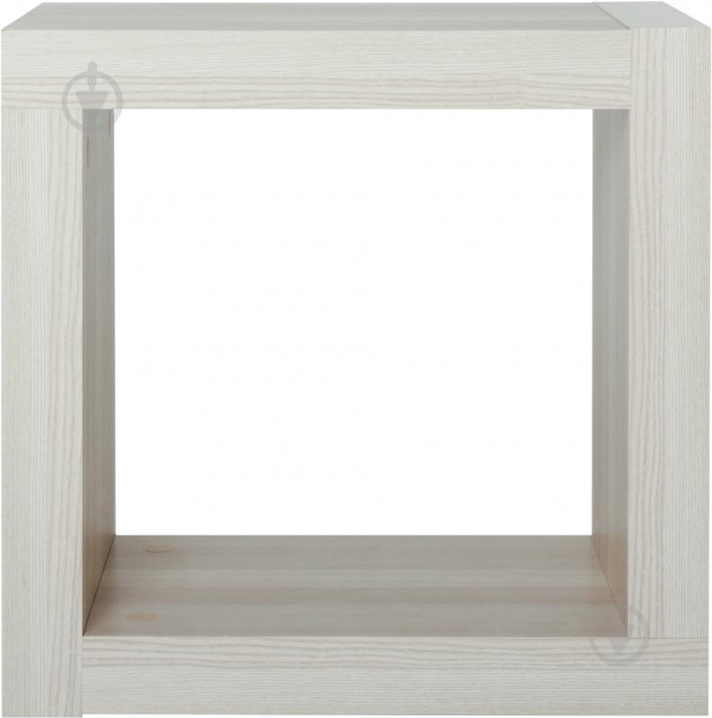 Стеллаж двухсторонний Inteo Кубус МИКС 1x1 438x438x438 мм клен - фото 2