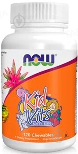 ᐉ Вітамінний комплекс Now Foods Kid Vits Ягідний вибух 120 шт./уп ...