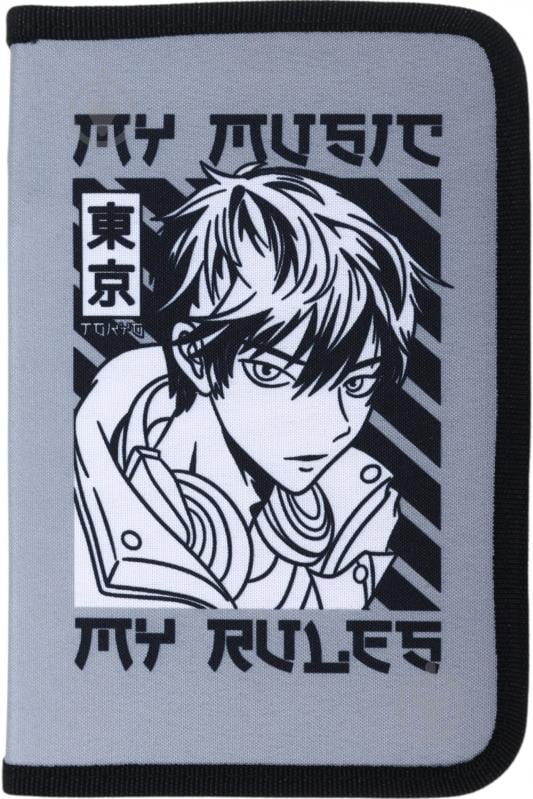 Пенал KJ7083 Bourgeois серый - фото 1