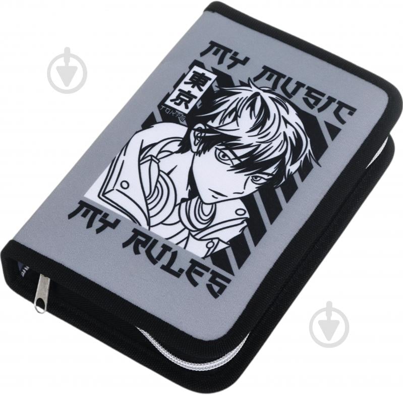 Пенал KJ7083 Bourgeois серый - фото 2