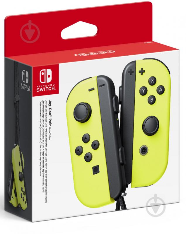 Набір NINTENDO 2 контролера Joy-Con yellow - фото 4