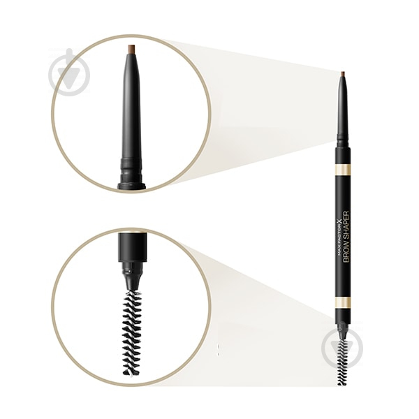 Карандаш для бровей Max Factor BROW SHAPER №20 Brown 9 г - фото 2