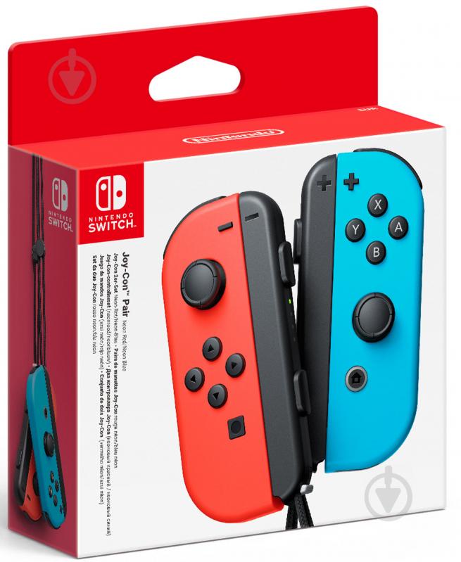 Набор NINTENDO 2 контроллера Joy-Con blue/red - фото 2