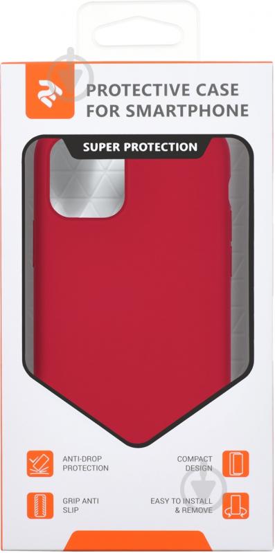 Чехол 2E Liquid Silicone 2E-IPH-11PRM-OCLS-RD для Apple iPhone 11 Pro Max - фото 3