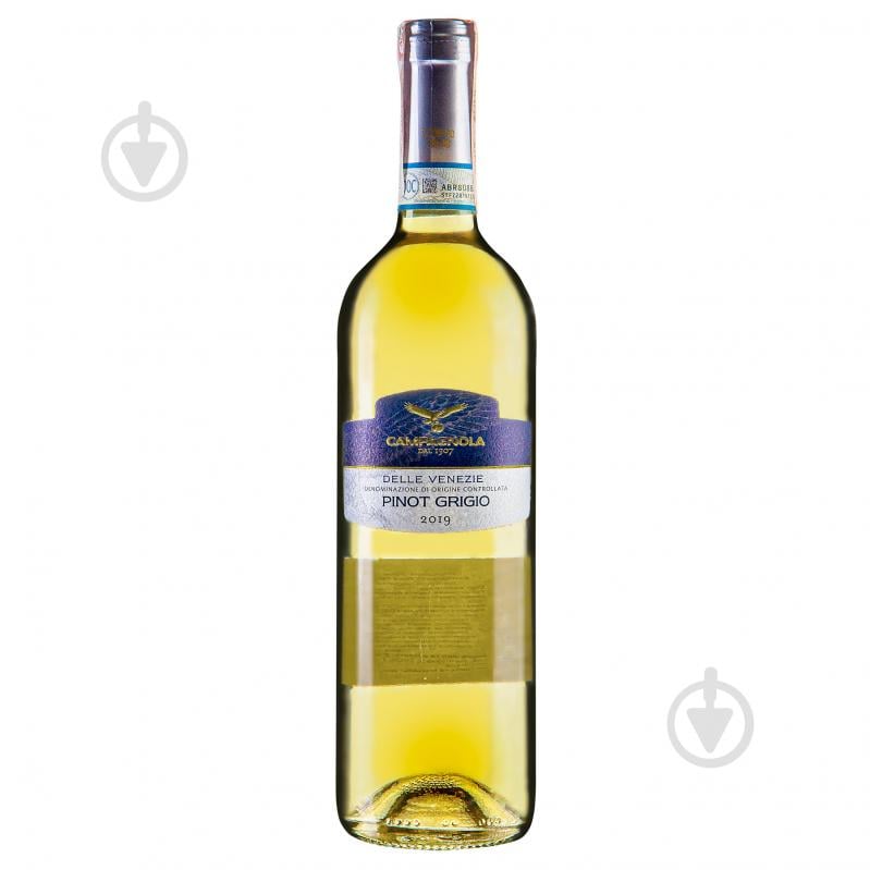 Вино Campagnola Pinot Grigio Veneto белое сухое 0,75 л - фото 1