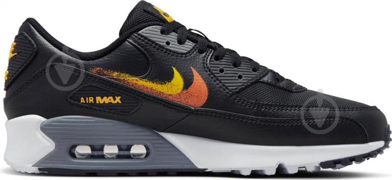 Кросівки чоловічі Nike AIR MAX 90 FJ4229-001 р.44 чорні - фото 2